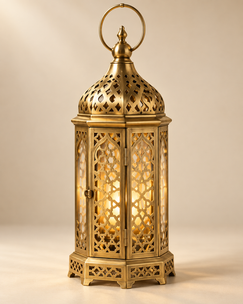 Barjeel Brass Lantern — Emirati concept design