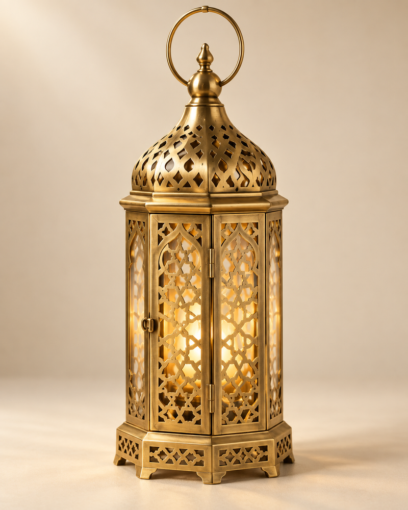 Barjeel Brass Lantern — Emirati concept design